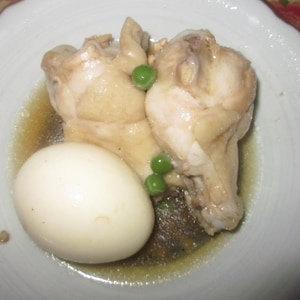 鶏手羽元とゆで卵のお酢でさっぱり煮